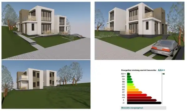 Eladó új építésű ikerház, Vác 5 szoba 132 m² 155 M Ft